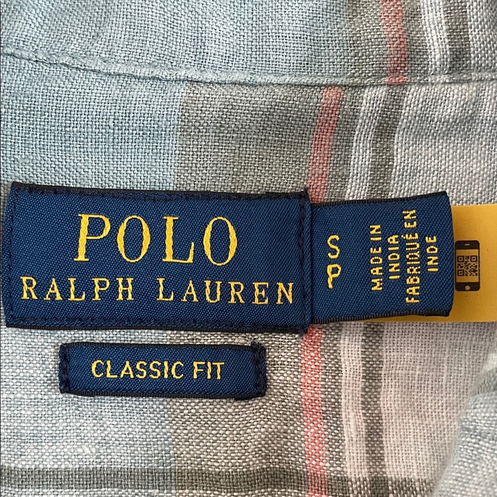 Polo by Ralph Lauren Blue Plaid Women’s Shirt - Picture 4 of 5